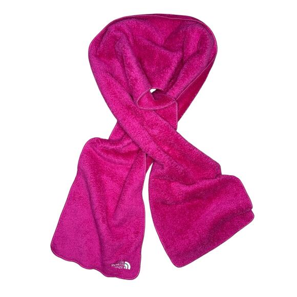 The North Face Girl's Kids Denali Thermal Scarf Pink Fleece Rectangle - Picture 1 of 3